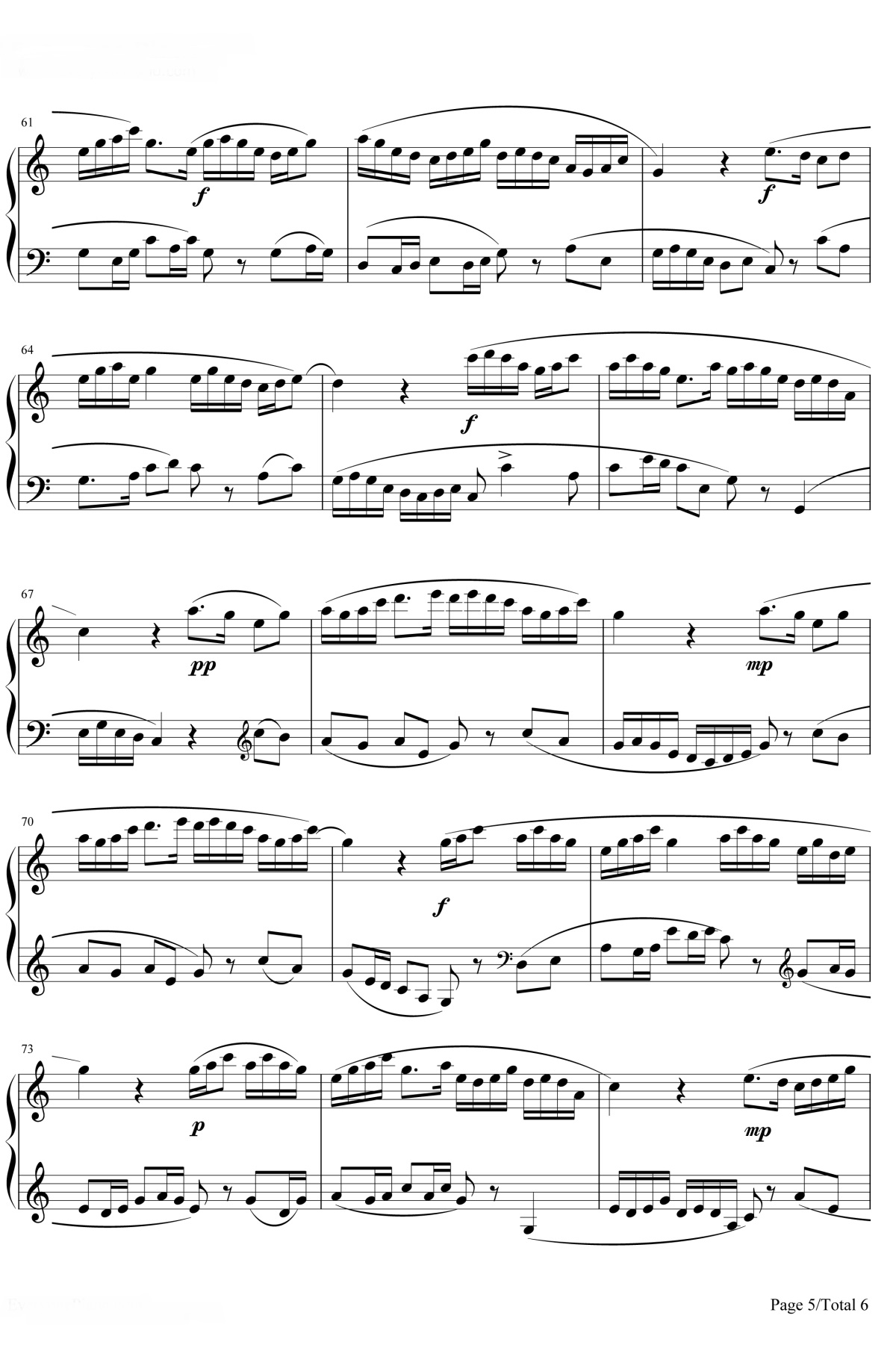 【牧童短笛】的钢琴谱简谱 – 贺绿汀