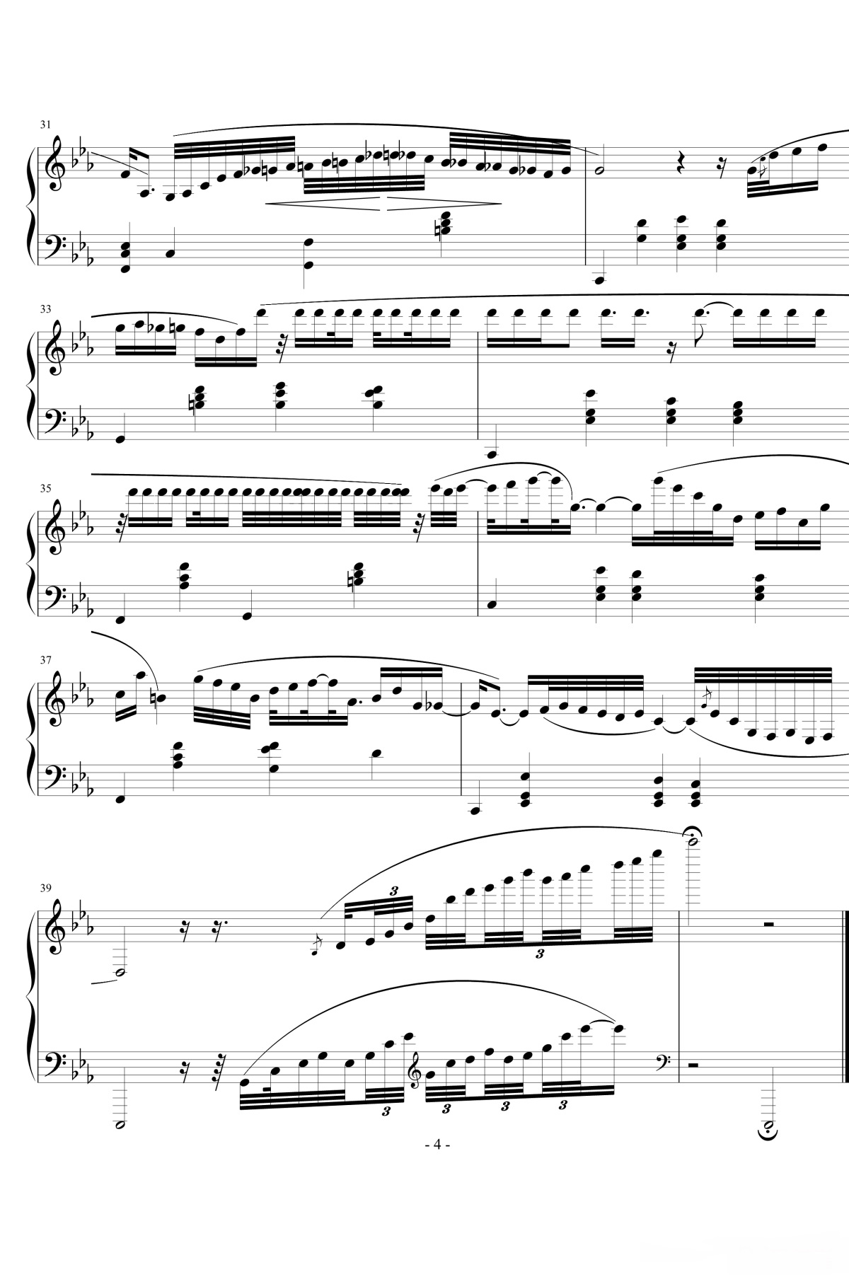 【夜】的钢琴谱简谱 – harmony