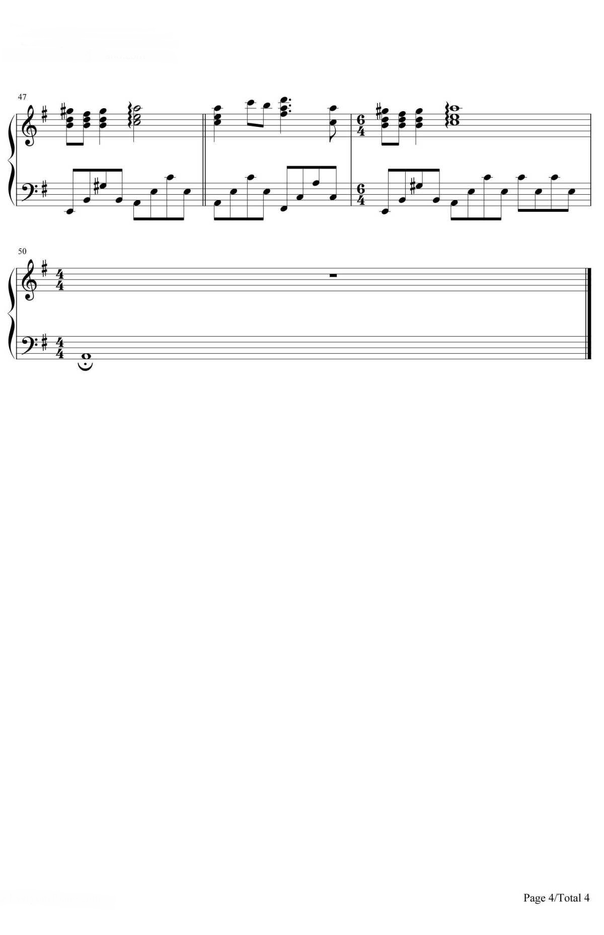 【蓝色的爱】的钢琴谱简谱 – Richard Clayderman